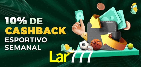 10% de bônus de cashback na Lar777